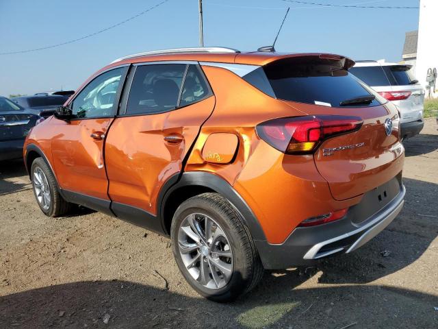 KL4MMESL7NB028264 - 2022 BUICK ENCORE GX SELECT ORANGE photo 2