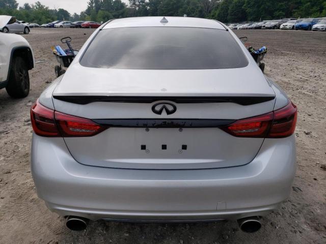 JN1EV7ARXKM553797 - 2019 INFINITI Q50 LUXE SILVER photo 6