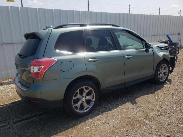 JF2SJCXC6GH437750 - 2016 SUBARU FORESTER 2.5I TOURING GREEN photo 3