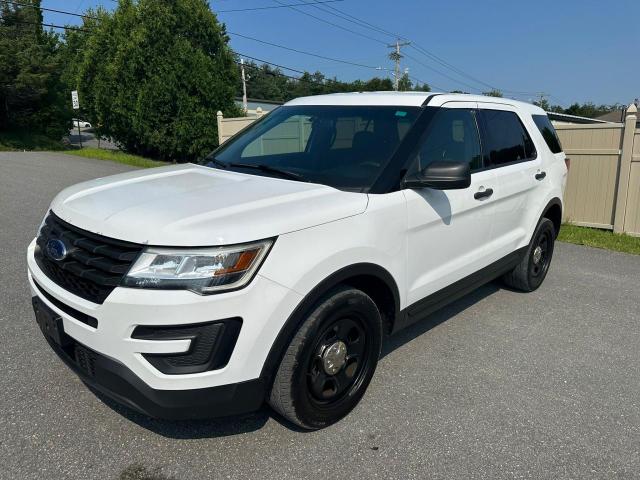 1FM5K8AR0JGB35009 - 2018 FORD EXPLORER POLICE INTERCEPTOR WHITE photo 1