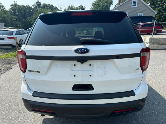 1FM5K8AR0JGB35009 - 2018 FORD EXPLORER POLICE INTERCEPTOR WHITE photo 6