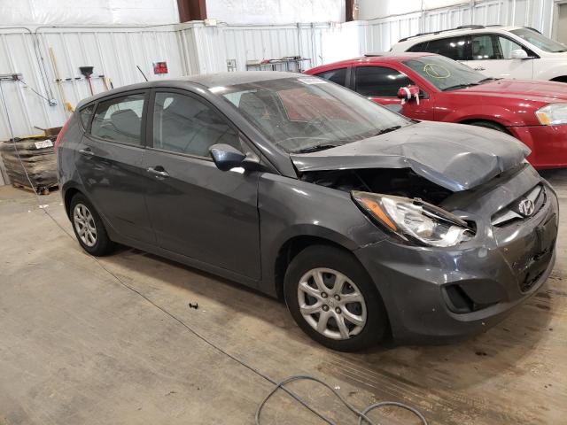 KMHCT5AE7CU003417 - 2012 HYUNDAI ACCENT GLS GRAY photo 4