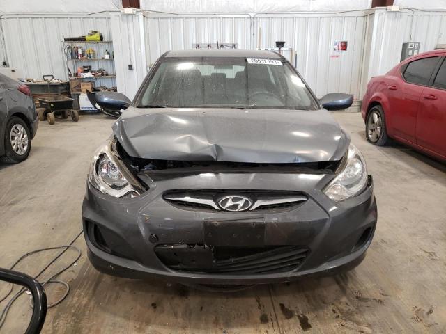 KMHCT5AE7CU003417 - 2012 HYUNDAI ACCENT GLS GRAY photo 5