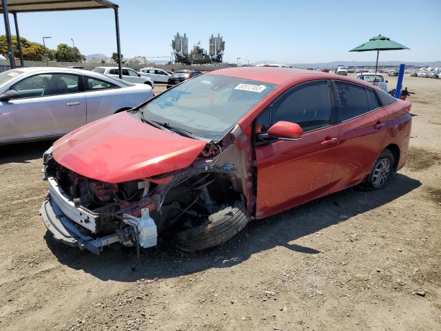 JTDKARFP8H3067020 - 2017 TOYOTA PRIUS PRIM BURGUNDY photo 1