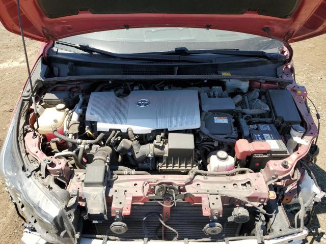 JTDKARFP8H3067020 - 2017 TOYOTA PRIUS PRIM BURGUNDY photo 11