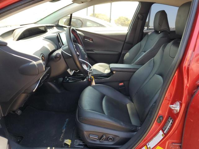 JTDKARFP8H3067020 - 2017 TOYOTA PRIUS PRIM BURGUNDY photo 7