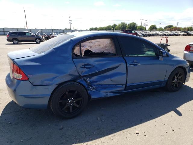 1HGFA16599L003069 - 2009 HONDA CIVIC LX BLUE photo 3