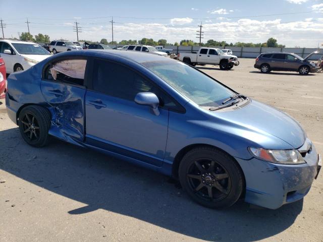 1HGFA16599L003069 - 2009 HONDA CIVIC LX BLUE photo 4