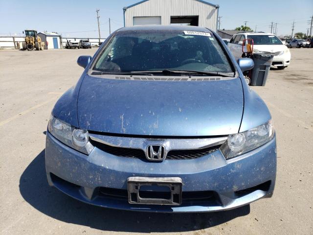 1HGFA16599L003069 - 2009 HONDA CIVIC LX BLUE photo 5