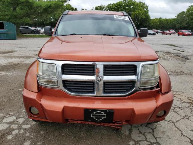 1D8GU58K88W247900 - 2008 DODGE NITRO SLT ORANGE photo 5