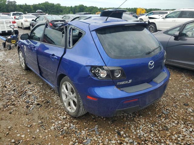 JM1BK343781858693 - 2008 MAZDA 3 HATCHBACK BLUE photo 2