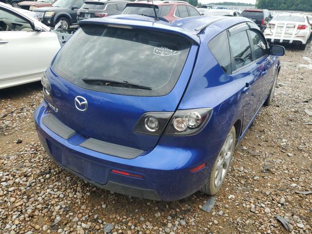 JM1BK343781858693 - 2008 MAZDA 3 HATCHBACK BLUE photo 3