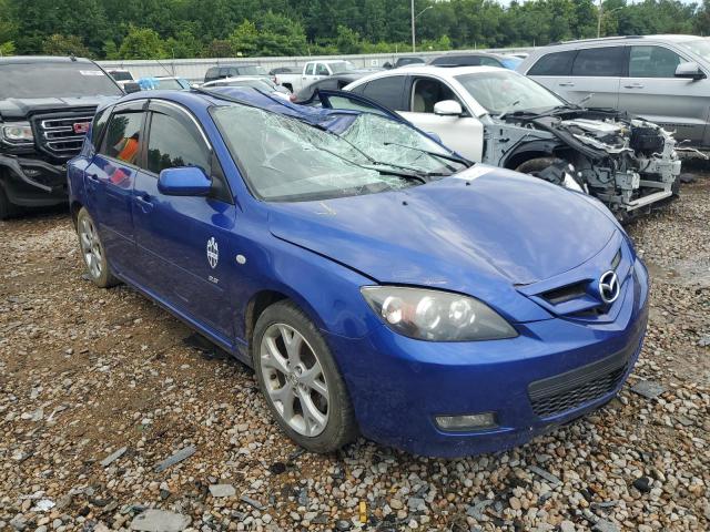 JM1BK343781858693 - 2008 MAZDA 3 HATCHBACK BLUE photo 4