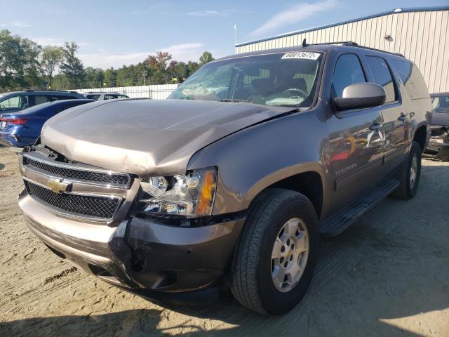 1GNSKHE34BR368420 - 2011 CHEVROLET SUBURBAN K1500 LS BROWN photo 2