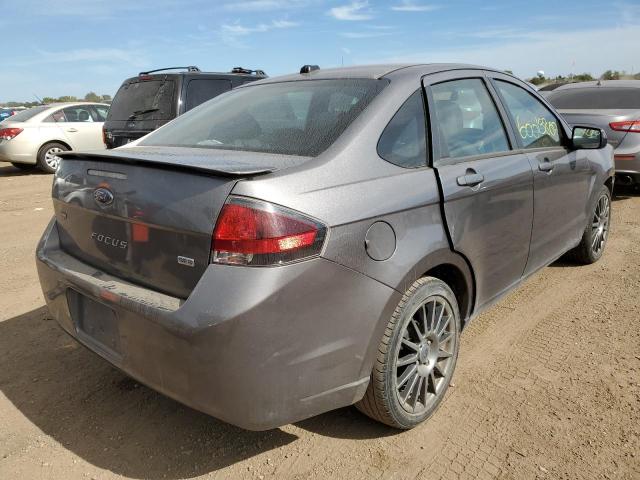 1FAHP3GNXBW125109 - 2011 FORD FOCUS SES GRAY photo 4