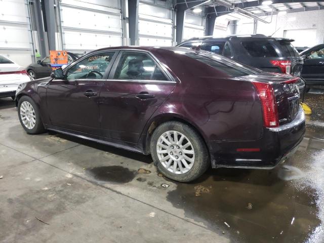 1G6DH5EGXA0102973 - 2010 CADILLAC CTS LUXURY COLLECTION BURGUNDY photo 2