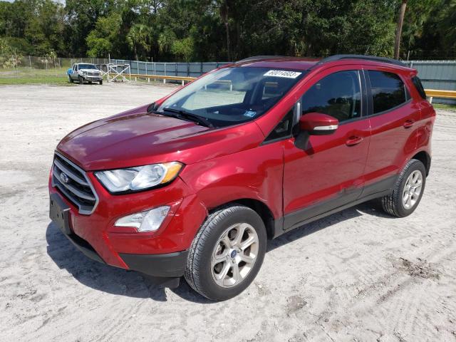 MAJ6S3GL3KC280879 - 2019 FORD ECOSPORT SE Rojo foto 1