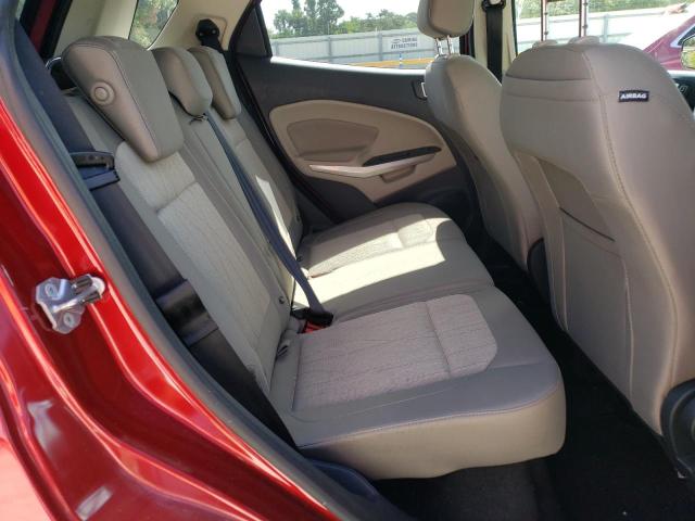 MAJ6S3GL3KC280879 - 2019 FORD ECOSPORT SE Rojo foto 10