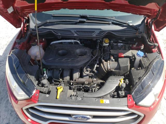 MAJ6S3GL3KC280879 - 2019 FORD ECOSPORT SE Rojo foto 11
