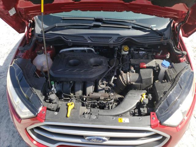 MAJ6S3GL3KC280879 - 2019 FORD ECOSPORT SE RED photo 11