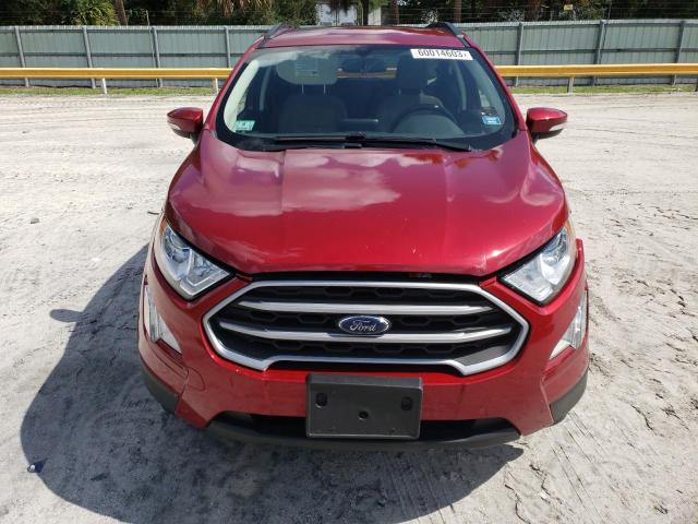 MAJ6S3GL3KC280879 - 2019 FORD ECOSPORT SE RED photo 5