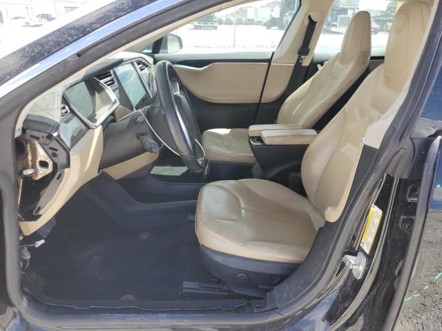 5YJSA1CN9DFP27468 - 2013 TESLA MODEL S Սև լուսանկար 7