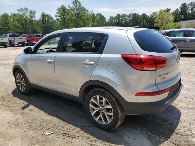 KNDPB3AC5E7628430 - 2014 KIA SPORTAGE BASE SILVER photo 2