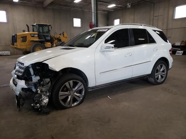 4JGBB8GB5BA685727 - 2011 MERCEDES-BENZ ML 350 4MATIC WHITE photo 1