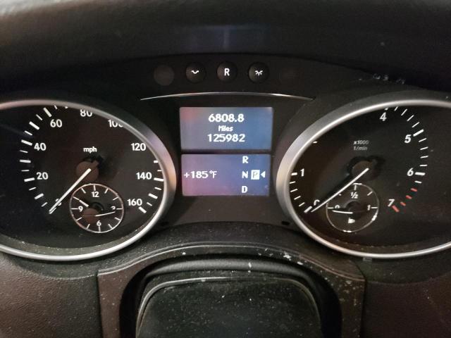 4JGBB8GB5BA685727 - 2011 MERCEDES-BENZ ML 350 4MATIC WHITE photo 9