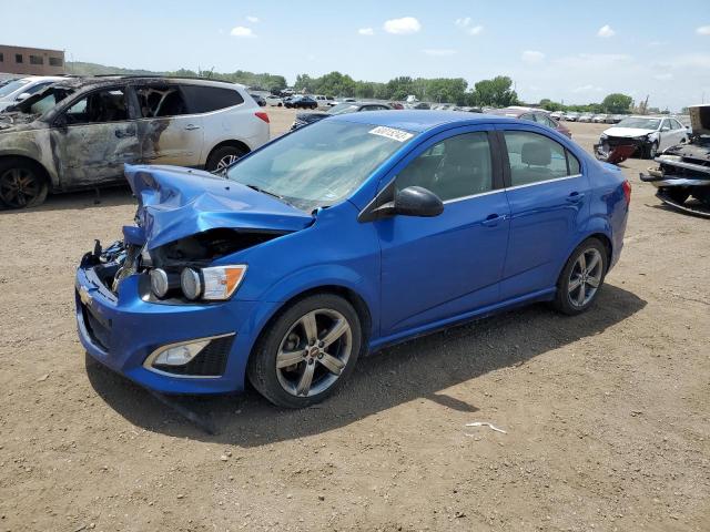 1G1JG5SB6G4185243 - 2016 CHEVROLET SONIC RS BLUE photo 1