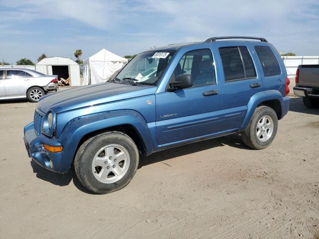 1J4GL58KX4W188421 - 2004 JEEP LIBERTY LIMITED BLUE photo 1