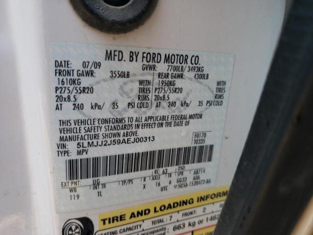 5LMJJ2J59AEJ00313 - 2010 LINCOLN NAVIGATOR 白色 照片 13