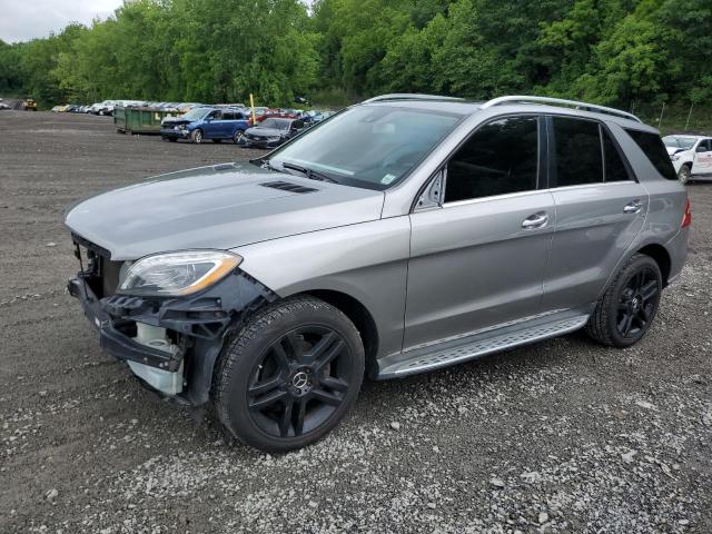 4JGDA5HB4EA422660 - 2014 MERCEDES-BENZ ML 350 4MATIC GRAY photo 1