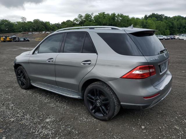 4JGDA5HB4EA422660 - 2014 MERCEDES-BENZ ML 350 4MATIC GRAY photo 2