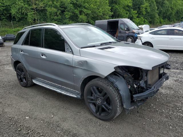 4JGDA5HB4EA422660 - 2014 MERCEDES-BENZ ML 350 4MATIC GRAY photo 4
