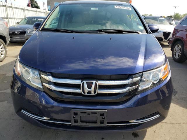 5FNRL5H32GB076874 - 2016 HONDA ODYSSEY SE BLUE photo 5