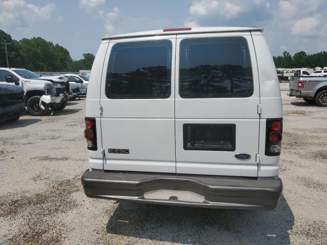 1FTNE24L23HA13698 - 2003 FORD ECONOLINE E250 VAN WHITE photo 6