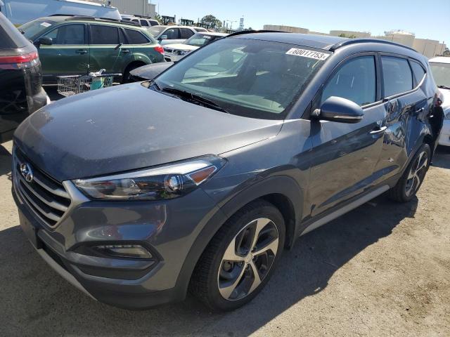 KM8J33A28JU751236 - 2018 HYUNDAI TUCSON VALUE GRAY photo 1