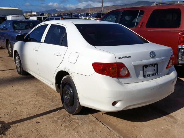 1NXBU4EE1AZ285113 - 2010 TOYOTA COROLLA BASE  photo 3