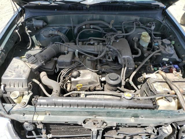 5TENL42N0YZ710623 - 2000 TOYOTA TACOMA GREEN photo 11