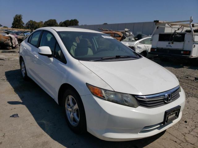 19XFB5F55CE002746 - 2012 HONDA CIVIC NATURAL GAS WHITE photo 4