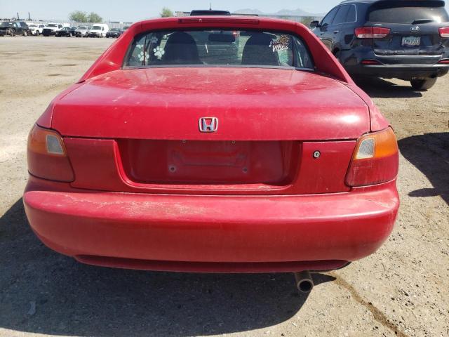 JHMEH6262SS000316 - 1995 HONDA CIVIC DEL SOL SI RED photo 6