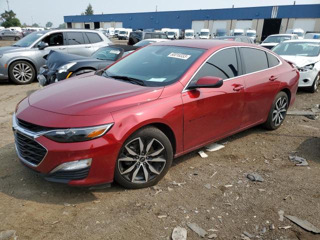 1G1ZG5ST7MF045715 - 2021 CHEVROLET MALIBU RS RED photo 1