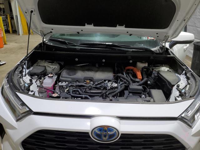 4T3MWRFV9RU131766 - 2024 TOYOTA RAV4 LE WHITE photo 12