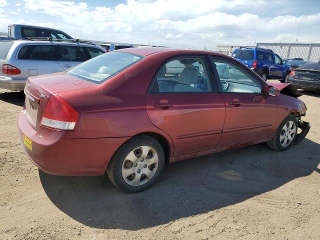 KNAFE121475375701 - 2007 KIA SPECTRA EX RED photo 3