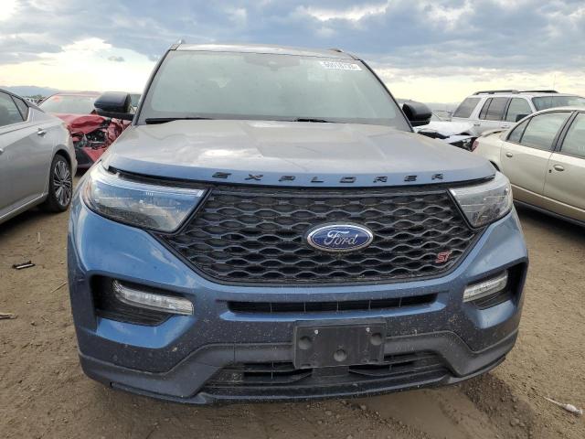 1FM5K8GC7LGA28092 - 2020 FORD EXPLORER ST BLUE photo 5