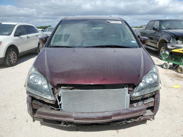 5FNRL38437B084317 - 2007 HONDA ODYSSEY EX BURGUNDY photo 5