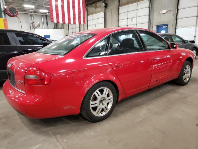 WAUED64B31N065791 - 2001 AUDI A6 2.7T QUATTRO RED photo 3