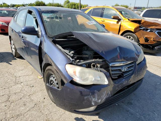 KMHDU46D88U446355 - 2008 HYUNDAI ELANTRA GLS BLUE photo 1