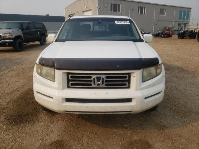 2HJYK16526H533909 - 2006 HONDA RIDGELINE RTL WHITE photo 5